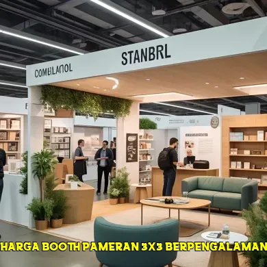 harga booth pameran 3x3 berpengalaman